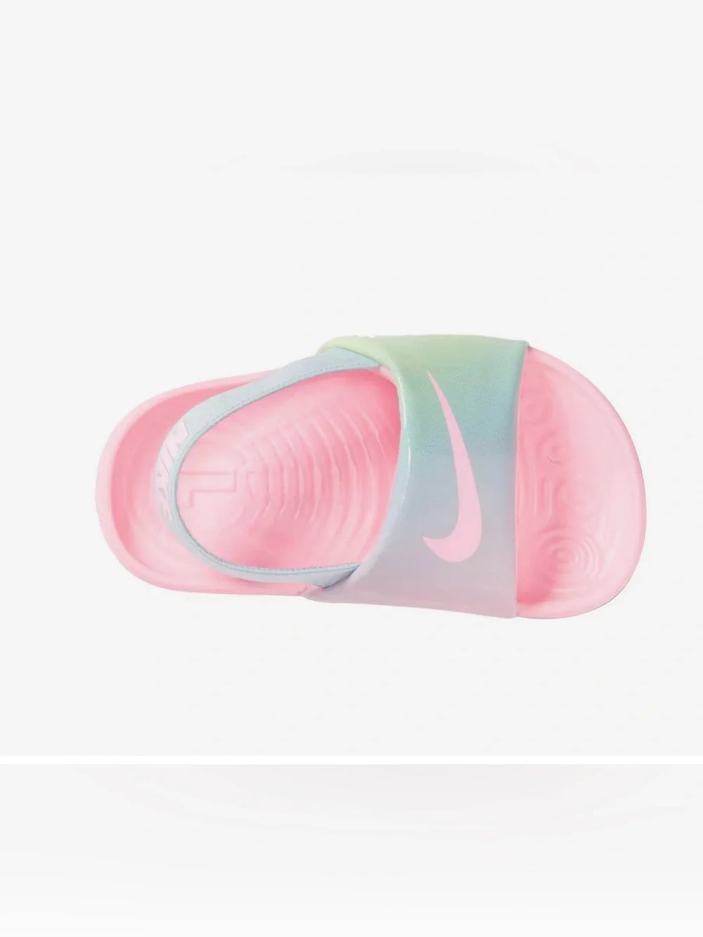 Nike Kawa SE Baby Girl’s 4C Pink & Gray Slingback Slide Sandal